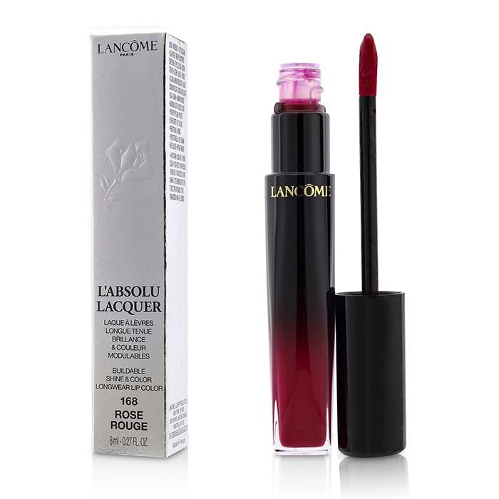 L'absolu Lacquer Buildable Shine & Color Longwear Lip Color - # 168 Rose Rouge - 8ml/0.27oz