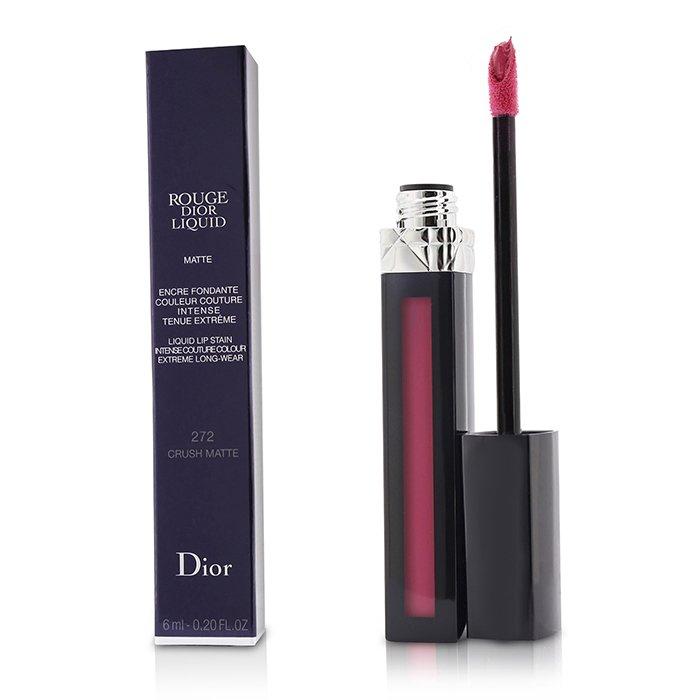 Rouge Dior Liquid Lip Stain - # 272 Crush Matte (hot Pink) - 6ml/0.2oz