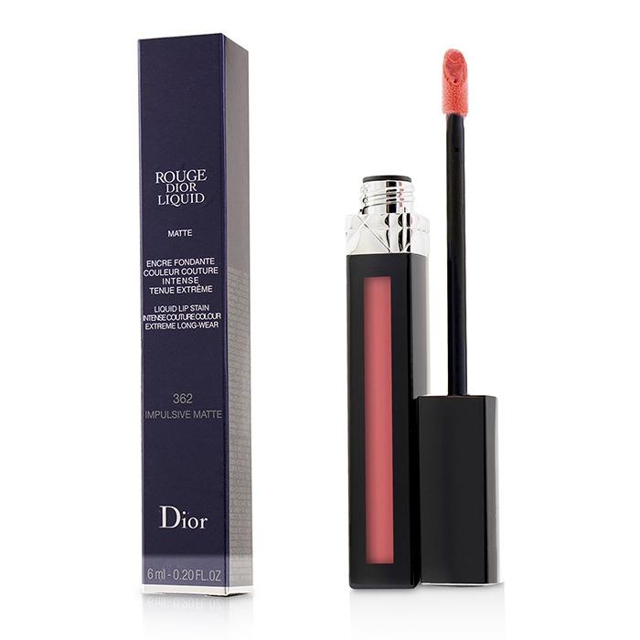 Rouge Dior Liquid Lip Stain - # 362 Impulse Matte (coral Pink) - 6ml/0.2oz