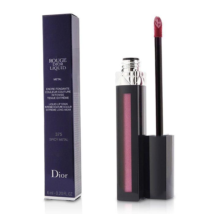 Rouge Dior Liquid Lip Stain - # 375 Spicy Metal (pink) - 6ml/0.2oz