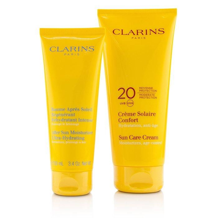 Sunset Kit: Sun Care Cream Spf 20 200ml/7oz + After Sun Moisturizer 100ml/3.4oz - 2pcs