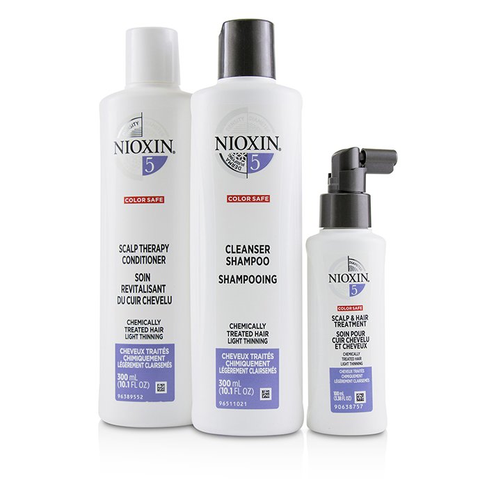 3d Care System Kit 5 - For Chemically Treated Hair, Light Thinning - 3pcs