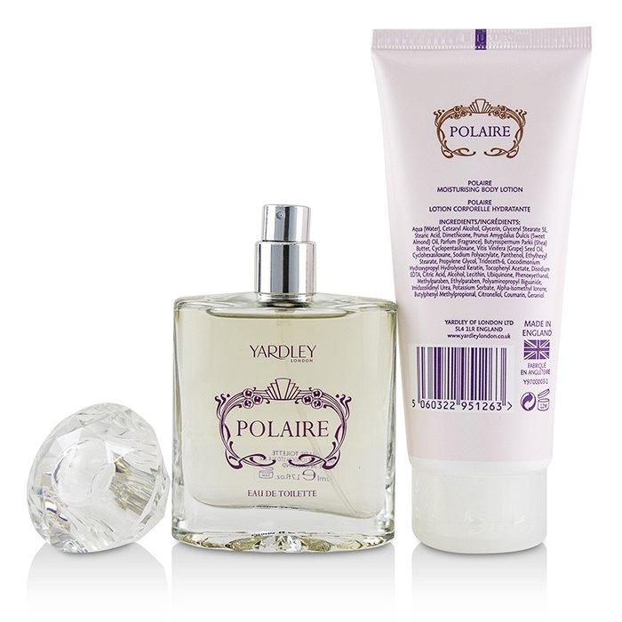 Polaire Coffret: Eau De Toilette Spray 50ml/1.7oz + Moisturising Body Lotion 100ml/3.4oz - 2pcs