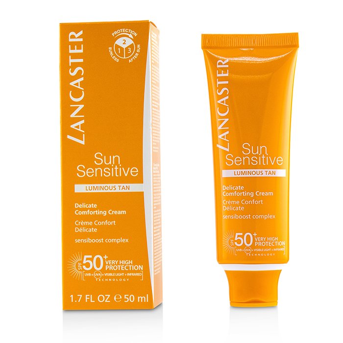 Sun Sensitive Delicate Comforting Cream Spf50+ - Luminous Tan - 50ml/1.7oz