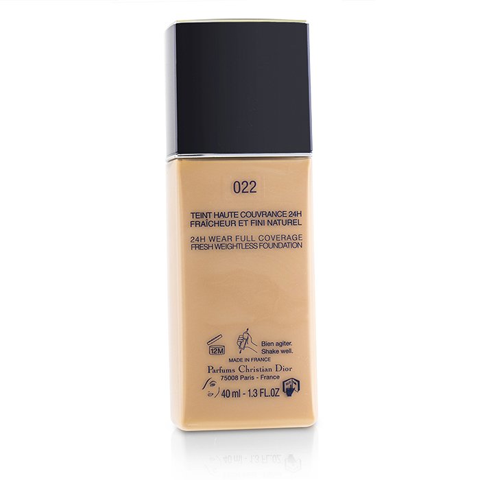 Diorskin Forever Undercover 24h Wear Full Coverage Water Based Foundation - # 022 Cameo - 40ml/1.3oz