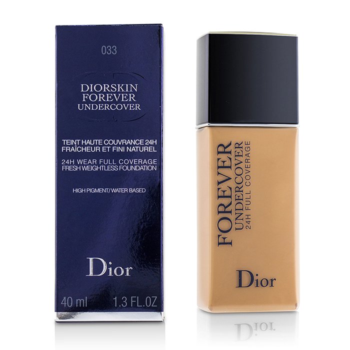 Diorskin Forever Undercover 24h Wear Full Coverage Water Based Foundation - # 033 Apricot Beige - 40ml/1.3oz