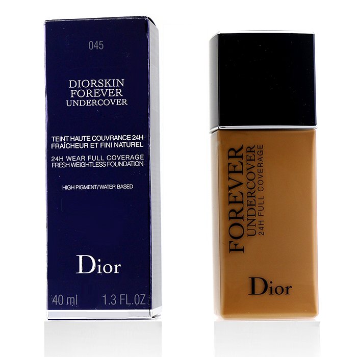 Diorskin Forever Undercover 24h Wear Full Coverage Water Based Foundation - # 045 Hazel Beige - 40ml/1.3oz