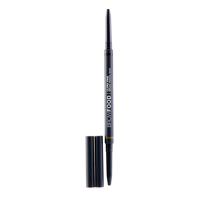 Browfood Ultra Fine Brow Pencil Duo - # Dark Brunette - 0.10g/0.0035oz