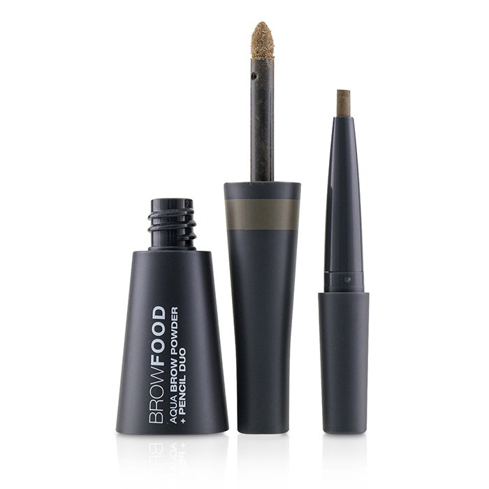 Browfood Aqua Brow Powder + Pencil Duo - # Dark Blonde - -