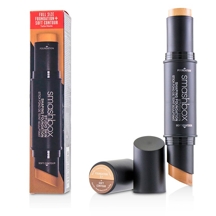 Studio Skin Shaping Foundation + Soft Contour Stick - # 2.1 Light Neutral Beige - 11.75g/0.4oz