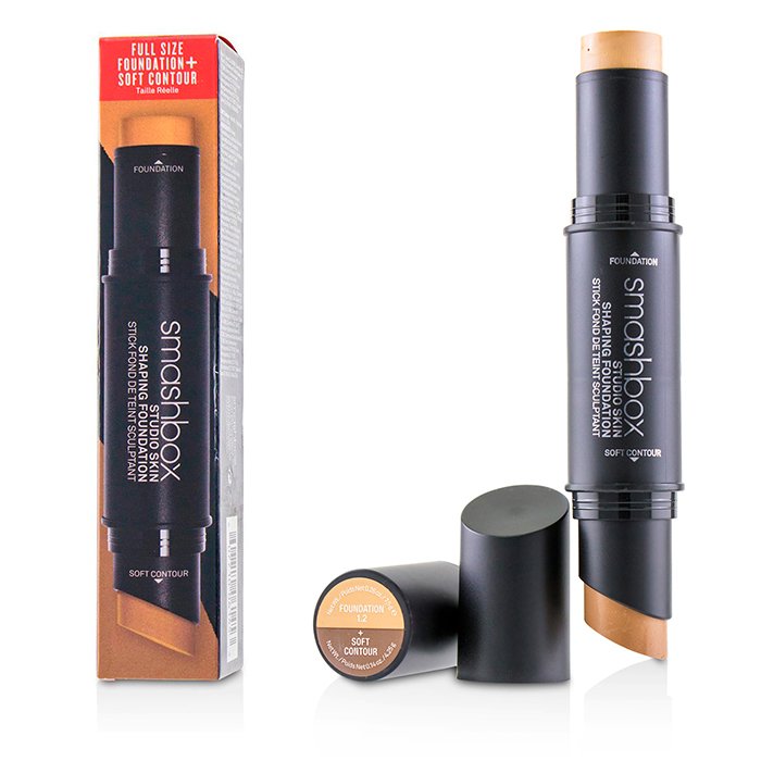 Studio Skin Shaping Foundation + Soft Contour Stick - # 1.2 Light Golden Beige - 11.75g/0.4oz