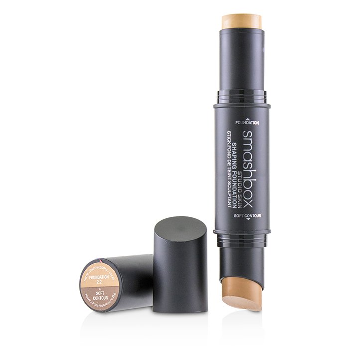 Studio Skin Shaping Foundation + Soft Contour Stick - # 2.2 Light Warm Beige - 11.75g/0.4oz