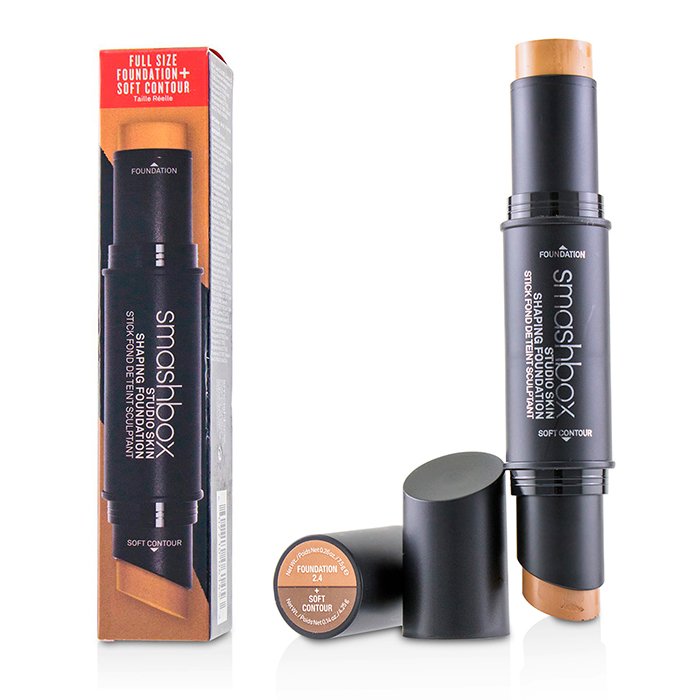 Studio Skin Shaping Foundation + Soft Contour Stick - # 2.4 Cool Beige - 11.75/0.4oz