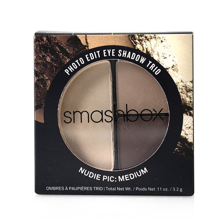 Photo Edit Eye Shadow Trio - # Nudie Pic Medium (hazelnut, Wheat, Cashew Outside - 3.2g/0.11oz