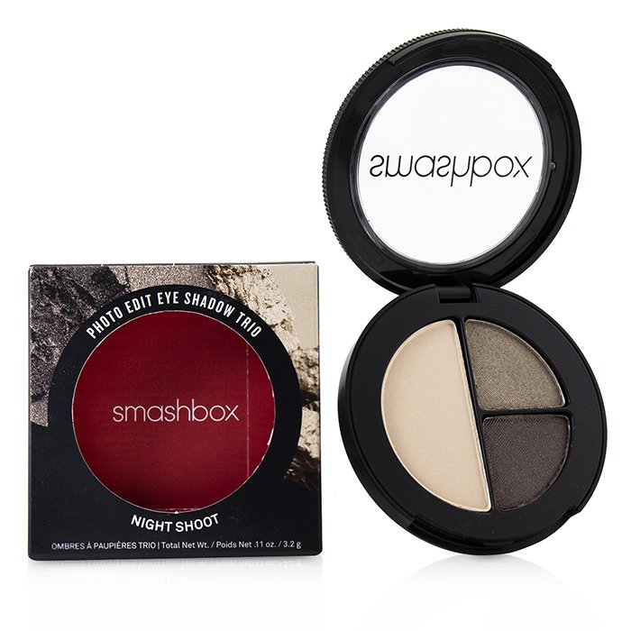 Photo Edit Eye Shadow Trio - # Night Shoot (smoke Break, Moon Me, Vanilla) - 3.2g/0.11oz