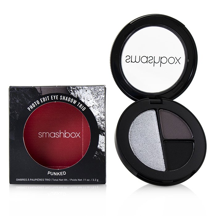 Photo Edit Eye Shadow Trio - # Punked (blackout, Punked, Rock Icon) - 3.2g/0.11oz