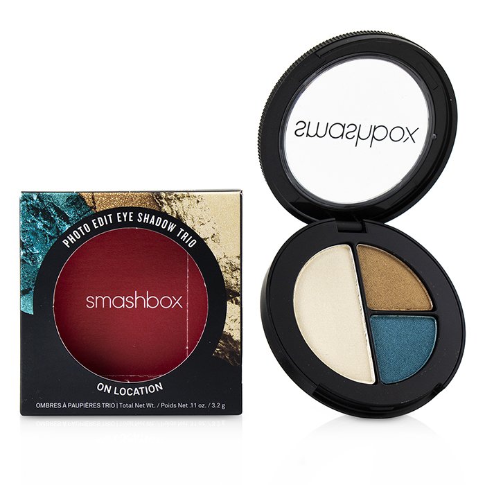 Photo Edit Eye Shadow Trio - # On Location (all The Teals, Gold Sunnies, Pool Boy) - 3.2g/0.11oz