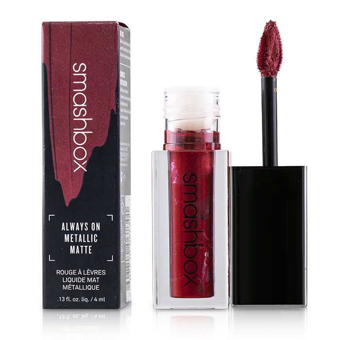 Always On Metallic Matte Lipstick - Maneater (red With Red Pearl) - 4ml/0.13oz