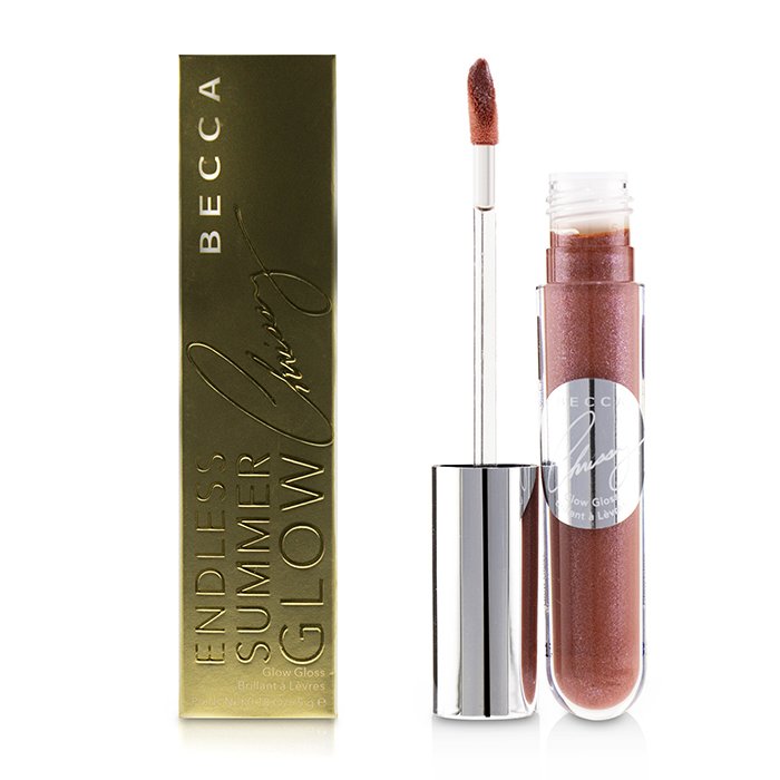 Becca X Chrissy Teigen Glow Gloss - # Beach Nectar (neutral Berry) - 5g/0.18oz