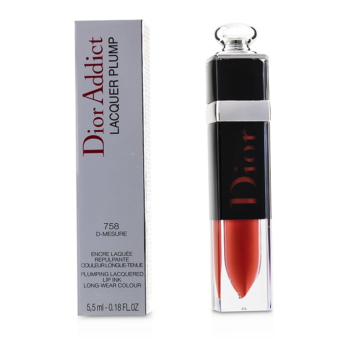 Dior Addict Lacquer Plump - # 758 D-mesure (bright Red) - 5.5ml/0.18oz