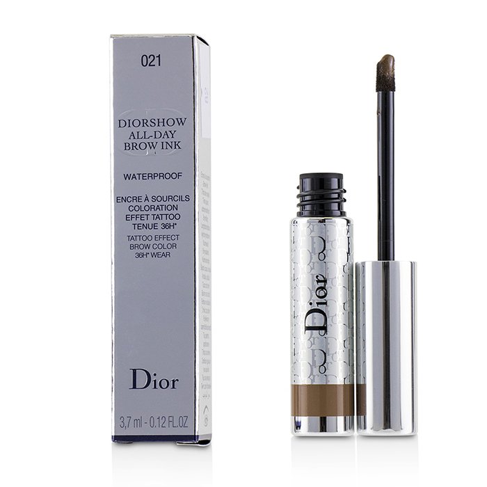 Diorshow All Day Waterproof Brow Ink - # 021 Medium - 3.7ml/0.12oz