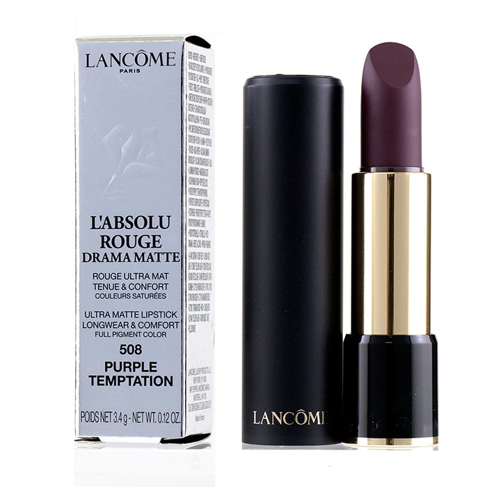 L'absolu Rouge Drama Matte Lipstick - # 508 Purple Temptation - 3.4g/0.12oz