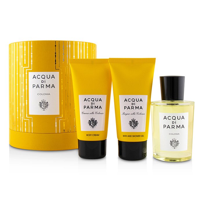 Colonia Coffret: Eau De Cologne Spray 100ml/3.4oz + Bath And Shower Gel 75ml/2.5oz + Body Cream 75ml/2.5oz - 3pcs