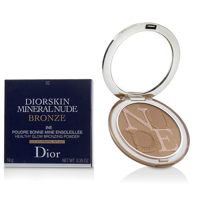 Diorskin Mineral Nude Bronze Healthy Glow Bronzing Powder - # 02 Soft Sunlight - 10g/0.35oz