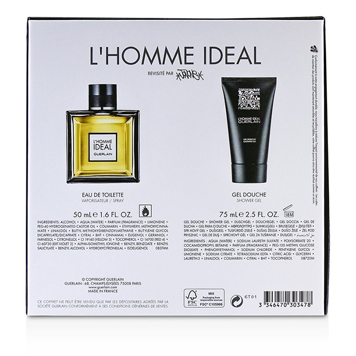 L'homme Ideal Coffret: Eau De Toilette Spray 50ml/1.6oz + Shower Gel 75ml/2.5oz - 2pcs