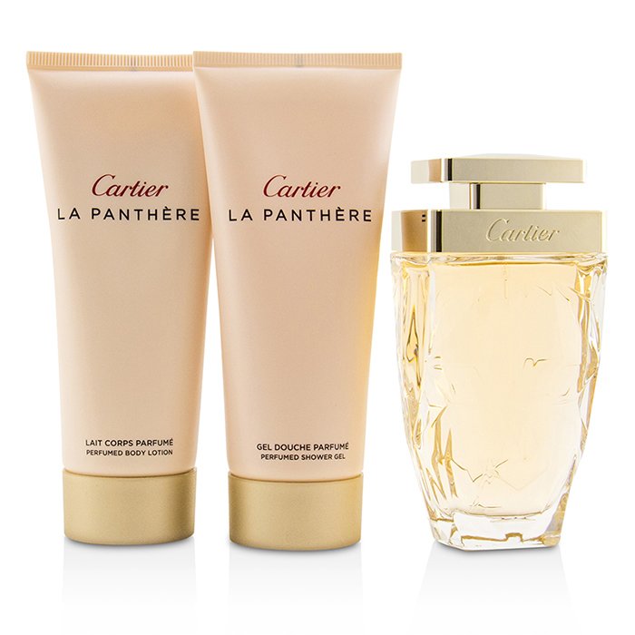 La Panthere Coffret: Eau De Parfum Legere Spray 75ml/2.5oz + Perfumed Body Lotion 100ml/3.3oz + Perfumed Shower Gel 100ml/3.3oz - 3pcs