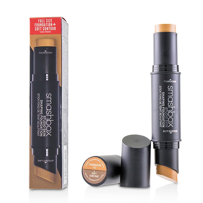 Studio Skin Shaping Foundation + Soft Contour Stick - # 3.2 Cool Medium Beige - 11.75g/0.4oz