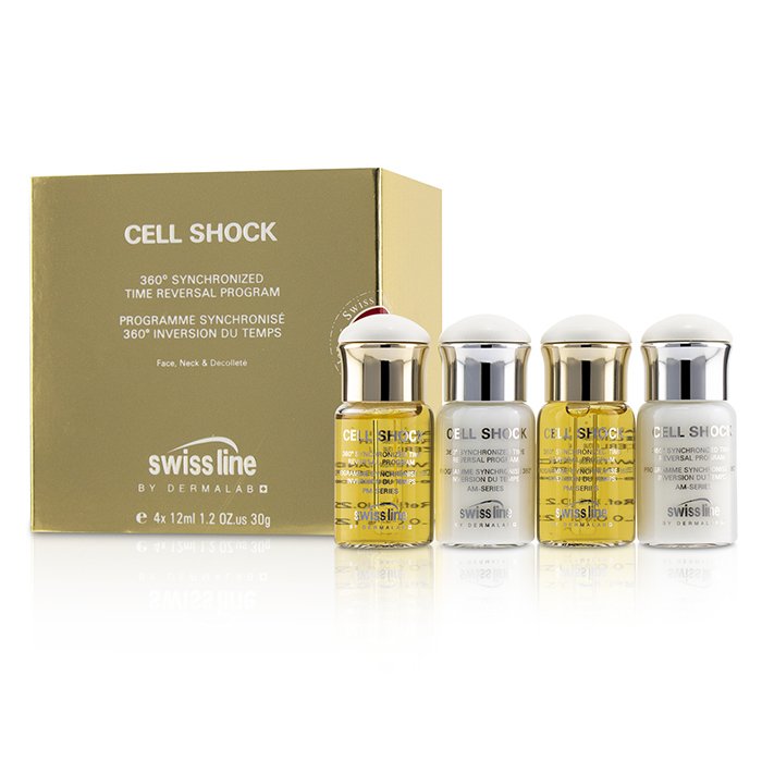 Cell Shock 360 Synchronized Time Reversal Program (for Face & Neck) - 4x12ml