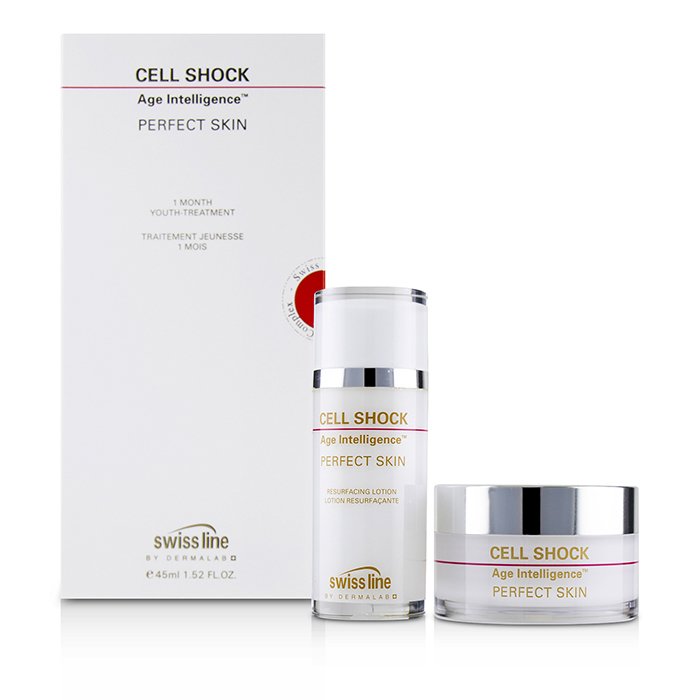 Cell Shock Age Intelligence Perfect Skin 1 Month Youth-treatment - 45ml+60pads