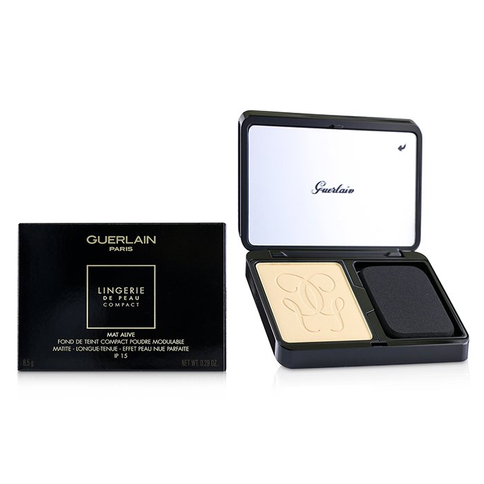 Lingerie De Peau Mat Alive Buildable Compact Powder Foundation Spf 15 - # 03n Natural - 8.5g/0.29oz