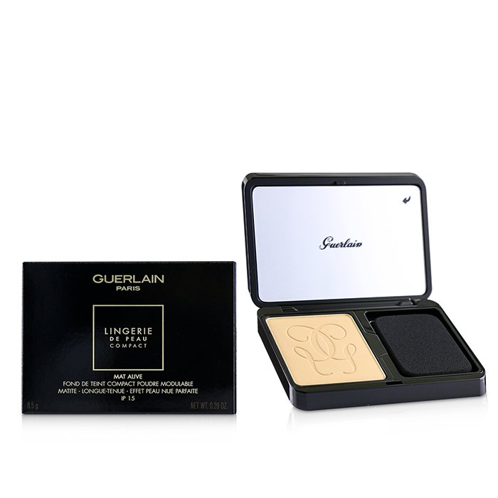 Lingerie De Peau Mat Alive Buildable Compact Powder Foundation Spf 15 - # 04n Medium - 8.5g/0.29oz