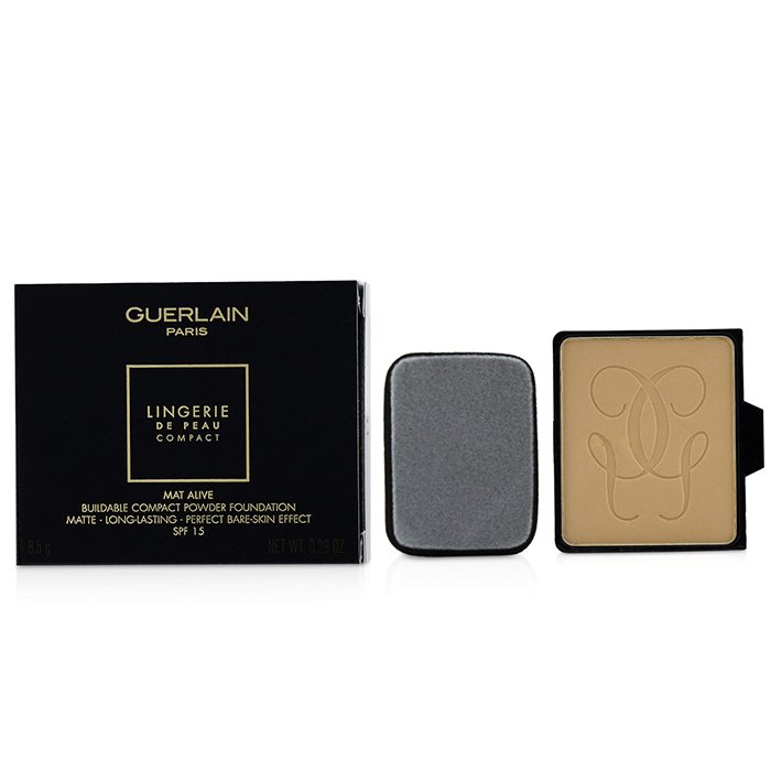 Lingerie De Peau Mat Alive Buildable Compact Powder Foundation Spf 15 Refill - # 03n Natural - 8.5g/0.29oz