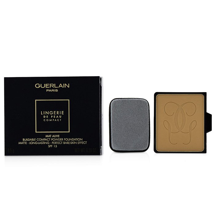 Lingerie De Peau Mat Alive Buildable Compact Powder Foundation Spf 15 Refill - # 04n Medium - 8.5g/0.29oz