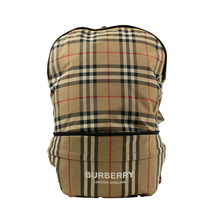 Signature Plaid Convertible Bum Bag Backpack - Beige