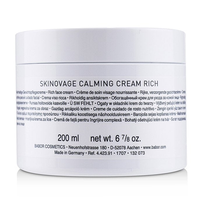 Skinovage Calming Cream Rich (salon Size) - 200ml/6.7oz