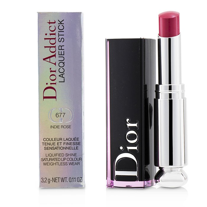 Dior Addict Lacquer Stick - # 677 Indie Rose - 3.2g/0.11oz