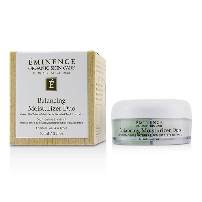 Balancing Moisturizer Duo: Green Tea T-zone Mattifier & Pomelo Cheek Hydrator - For Combination Skin Types - 60ml/2oz