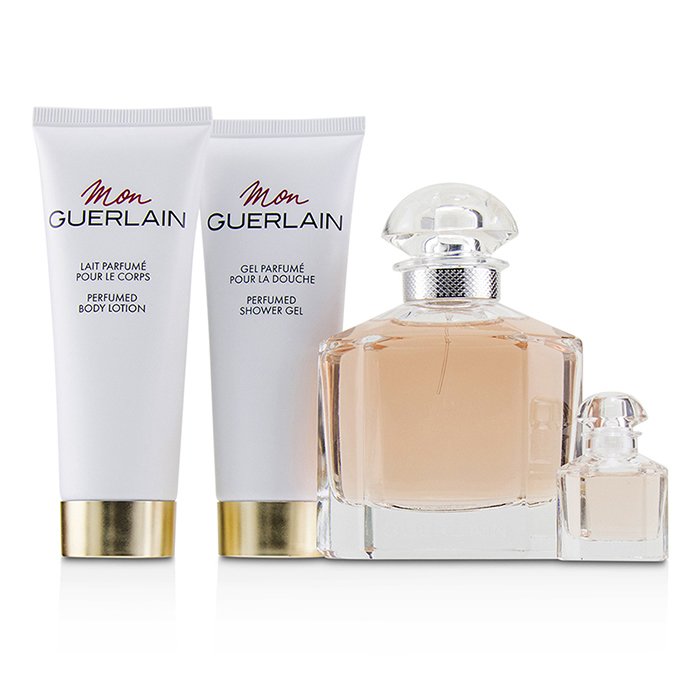 Mon Guerlain Coffret: Eau De Toilette Spray 100ml/3.3oz + Perfumed Body Lotion 75ml/2.5oz + Perfumed Shower Gel 75ml/2.5oz + Eau De Toilette