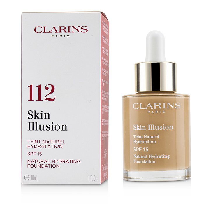 Skin Illusion Natural Hydrating Foundation Spf 15 # 112 Amber - 30ml/1oz