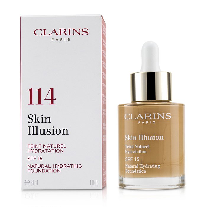 Skin Illusion Natural Hydrating Foundation Spf 15 # 114 Cappuccino - 30ml/1oz