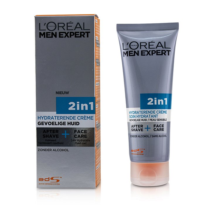 Men Expert Face Creme 2-in-1 After Shave + Face Care - 75ml/2.5oz