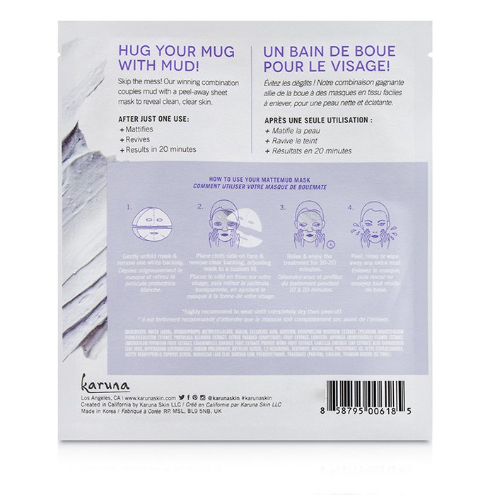 Mattemud Face Mask - 4sheets