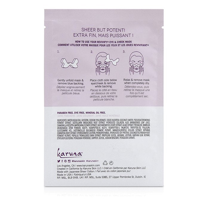 Revivify+ Eye & Cheek Mask - 4sheets