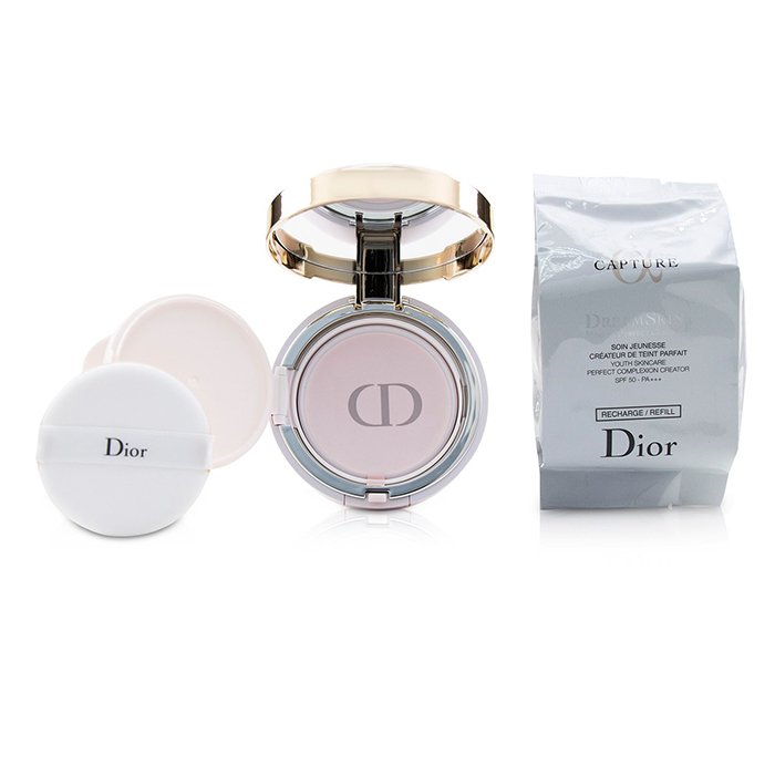 Capture Dreamskin Moist & Perfect Cushion Spf 50 With Extra Refill - # 010 (ivory) - 2x15g/0.5oz