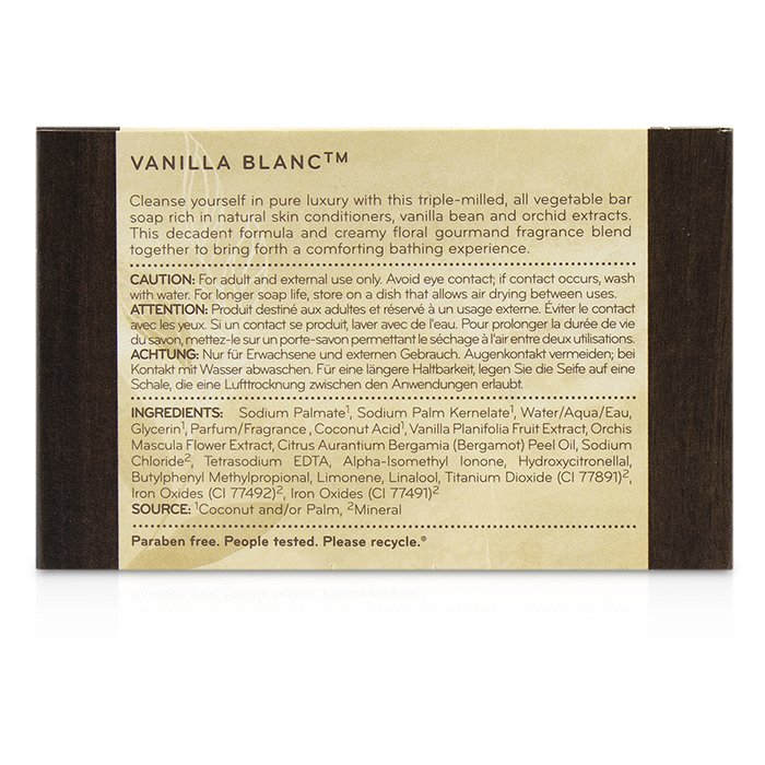 Vanilla Blanc Luxurious Bath Soap - 170g/6oz