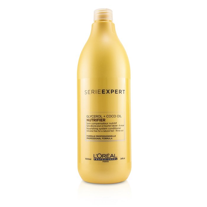 Professionnel Serie Expert - Nutrifier Glycerol + Coco Oil Nourishing System Silicone-free Conditioner - 1000ml/34oz